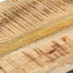 Tavolini Laterali 2 pz 31,5x24,5x64,5 cm Legno di Mango Grezzo
