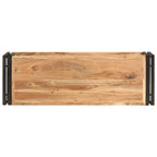 Mobile Porta TV 90x30x40 cm in Legno Massello di Acacia
