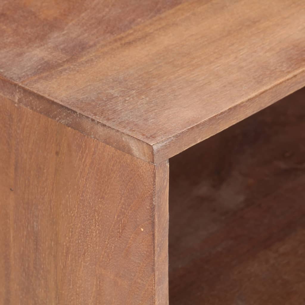 Comodino 40x30x50 cm in Legno Massello di Mango