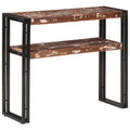 Tavolo Consolle 90x30x75 cm in Legno Massello di Recupero