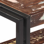 Tavolo Consolle 90x30x75 cm in Legno Massello di Recupero