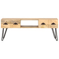 Mobile Porta TV 120x35x45 cm Legno Massello di Mango