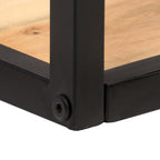 Mensole a Muro 2 pz 40 cm in Legno Massello di Acacia
