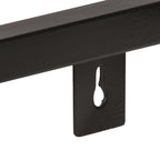 Mensole a Muro 2 pz 80 cm in Legno Massello di Mango Grezzo
