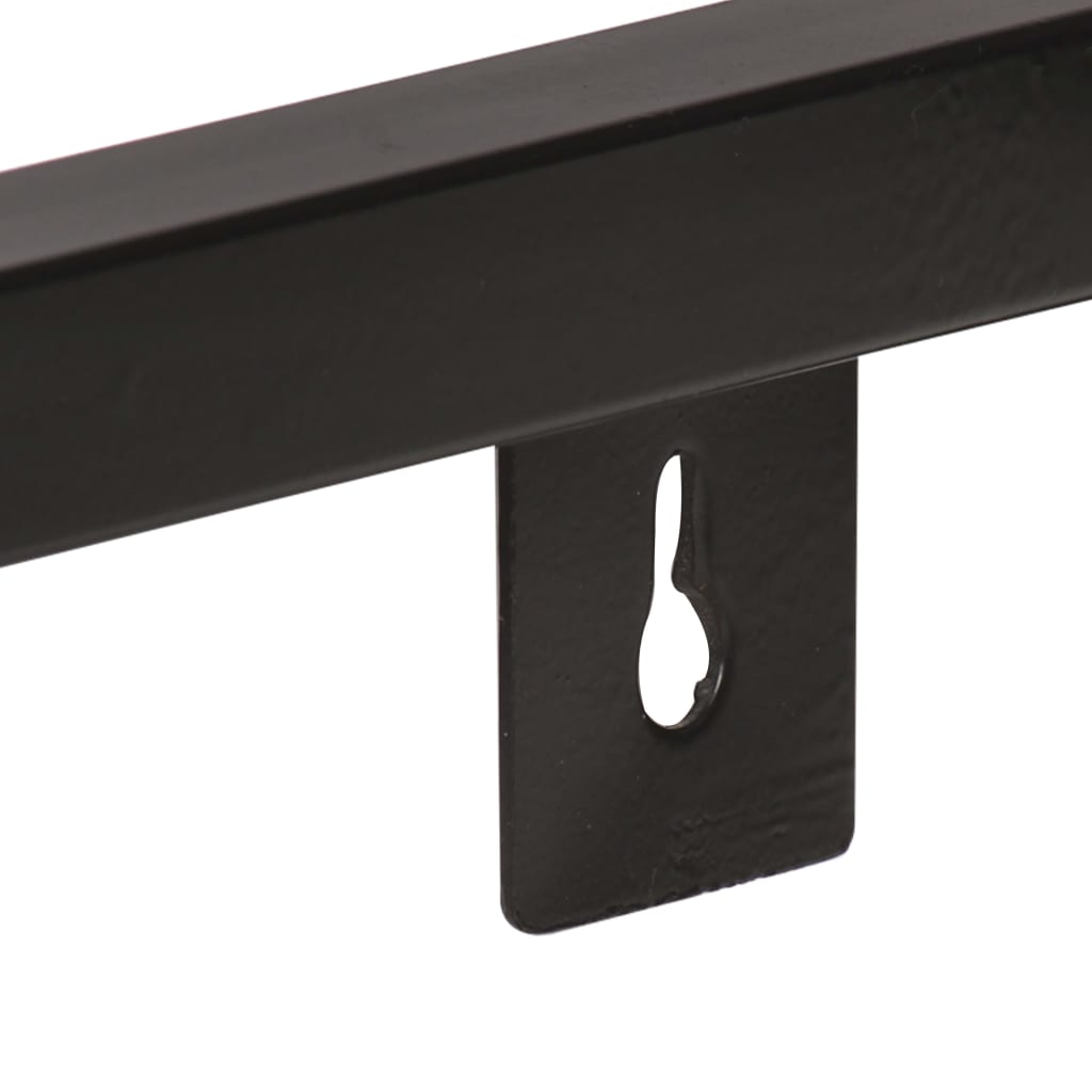 Mensole a Muro 2 pz 80 cm in Legno Massello di Mango Grezzo