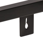 Mensole a Muro 2 pz 160 cm in Legno di Mango Grezzo