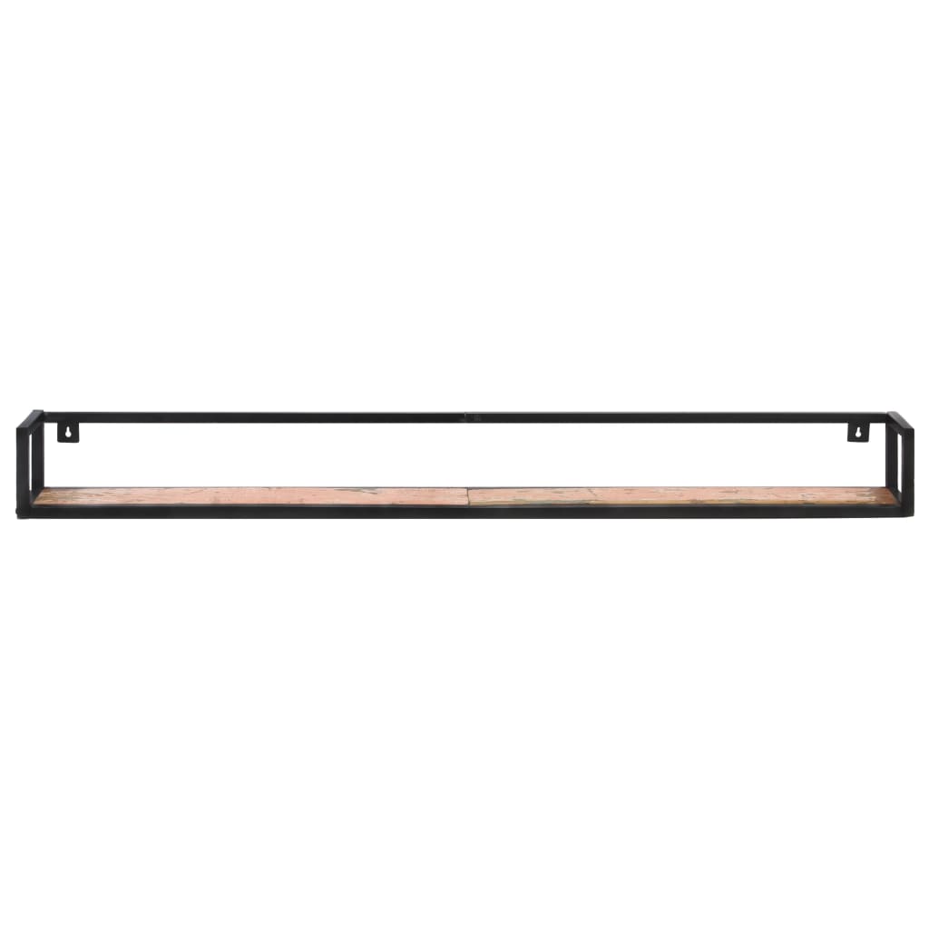 Mensole a Muro 2 pz 160 cm in Legno Massello di Recupero