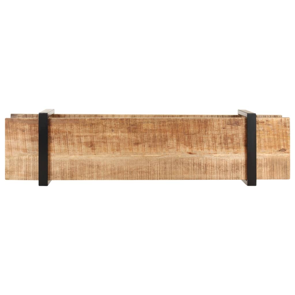 Mobile Porta TV 160x40x40 cm in Legno Massello di Mango Grezzo