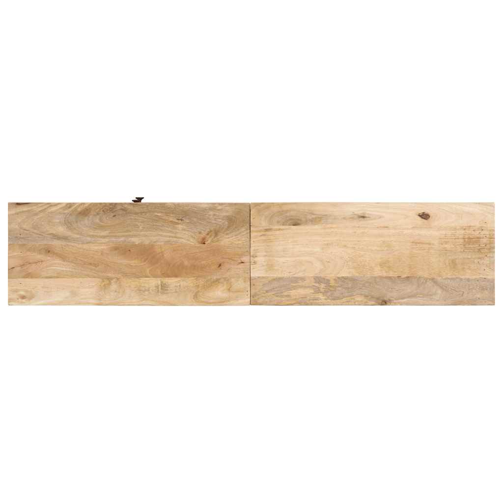 Mobile Porta TV 140x30x50 cm in Legno Massello di Mango