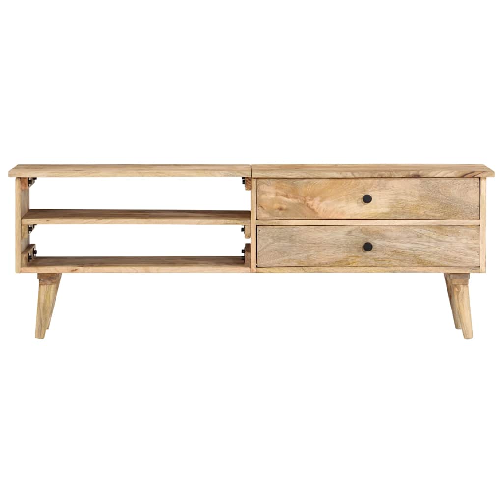 Mobile Porta TV 140x30x50 cm in Legno Massello di Mango