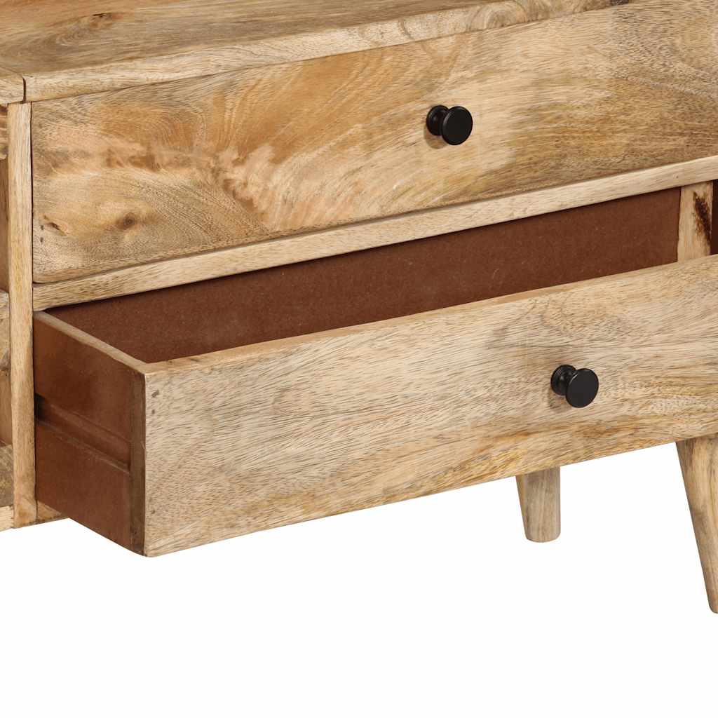 Mobile Porta TV 140x30x50 cm in Legno Massello di Mango