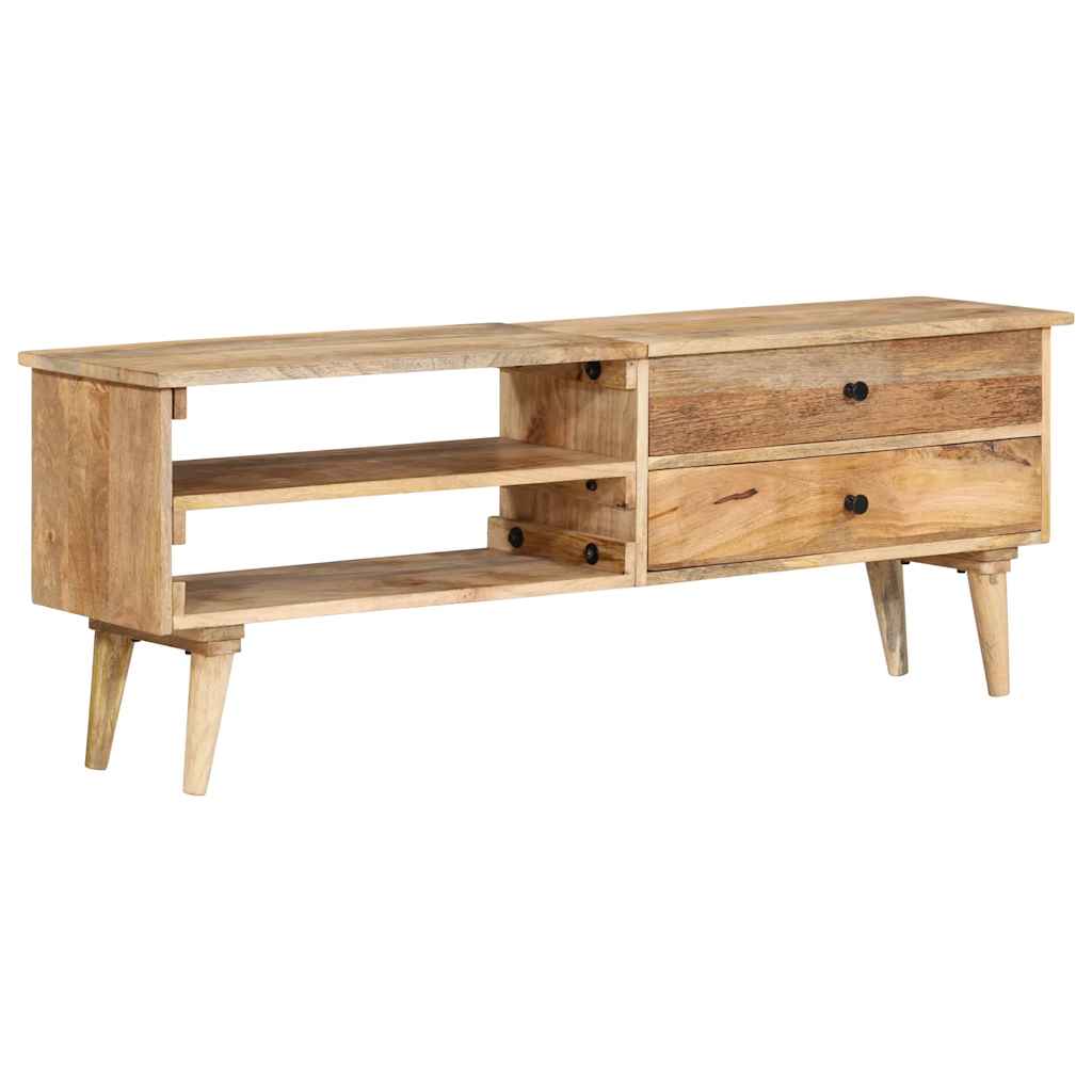 Mobile Porta TV 140x30x50 cm in Legno Massello di Mango