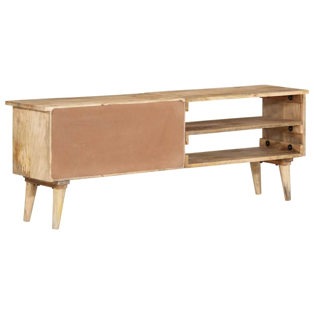 Mobile Porta TV 140x30x50 cm in Legno Massello di Mango