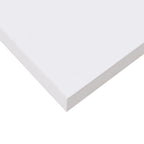 Scaffale a Parete Bianco Lucido 23x23,5x3,8 cm in MDF