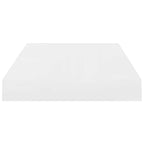 Scaffali a Parete 4 pz Bianco Lucido 40x23x3,8 cm in MDF
