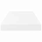 Scaffale a Parete Bianco Lucido 50x23x3,8 cm in MDF