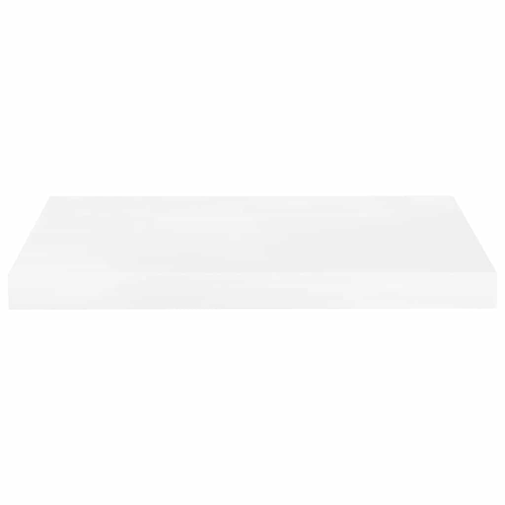 Scaffali a Parete 4 pz Bianco Lucido 50x23x3,8 cm in MDF