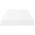 Scaffali a Parete 4 pz Bianco Lucido 50x23x3,8 cm in MDF