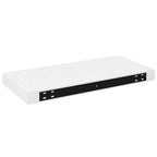 Scaffali a Parete 4 pz Bianco Lucido 50x23x3,8 cm in MDF