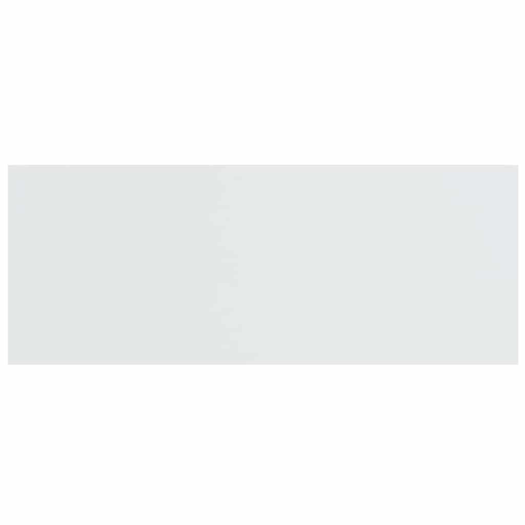 Scaffali a Parete 2 pz Bianco Lucido 60x23,5x3,8 cm in MDF