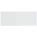 Scaffali a Parete 2 pz Bianco Lucido 60x23,5x3,8 cm in MDF