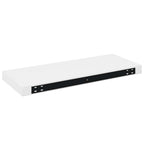 Scaffali a Parete 4 pz Bianco Lucido 60x23,5x3,8 cm in MDF