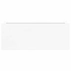 Scaffali a Parete 4 pz Bianco Lucido 60x23,5x3,8 cm in MDF