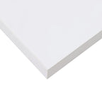 Scaffali a Parete 2 pz Bianco Lucido 80x23,5x3,8 cm in MDF