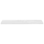 Scaffali a Parete 4 pz Bianco Lucido 120x23,5x3,8 cm in MDF