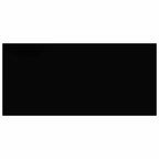Scaffali a Parete 2 pz Nero Lucido 50x23x3,8 cm in MDF