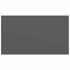 Scaffali a Parete 2 pz Grigio Lucido 40x23x3,8 cm in MDF