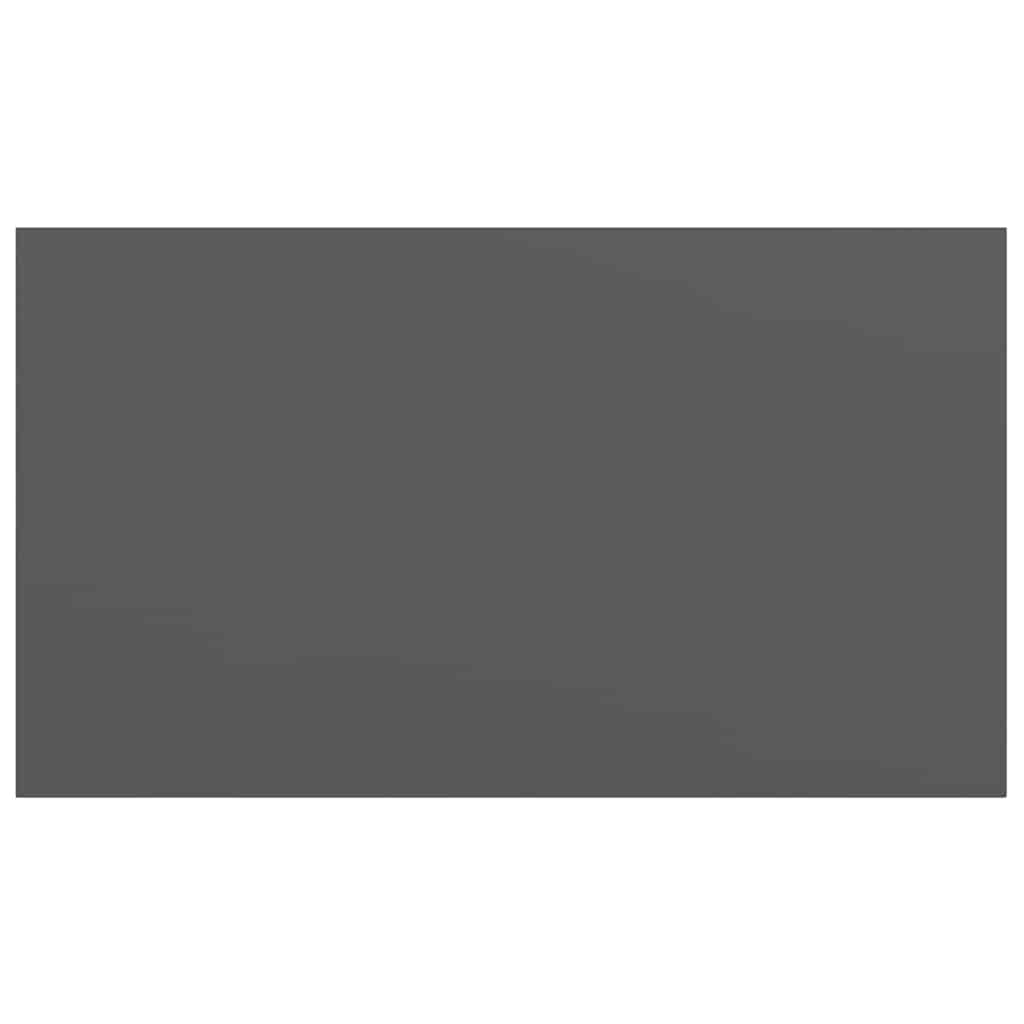 Scaffali a Parete 4 pz Grigio Lucido 40x23x3,8 cm in MDF
