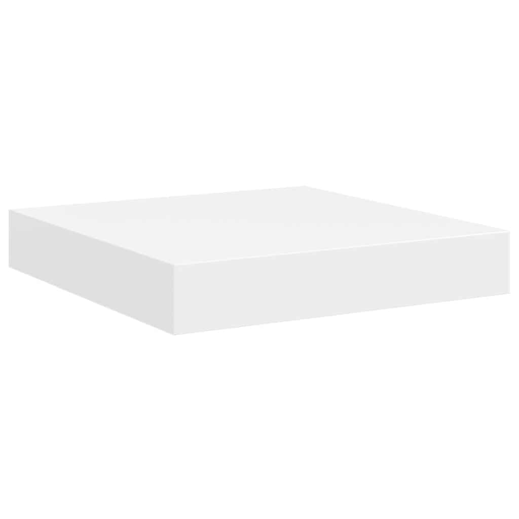 Scaffale a Parete Bianchi 23x23,5x3,8 cm in MDF