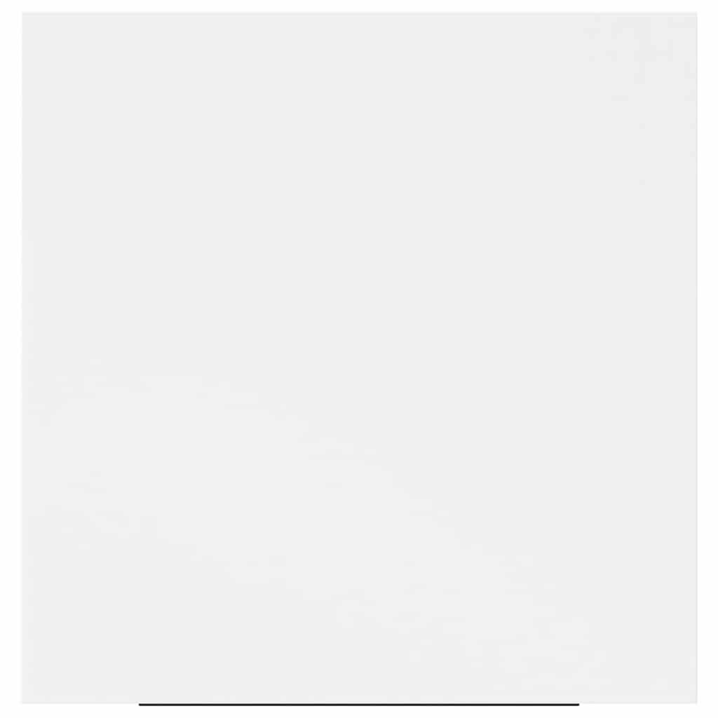 Scaffali a Parete 2 pz Bianchi 23x23,5x3,8 cm in MDF