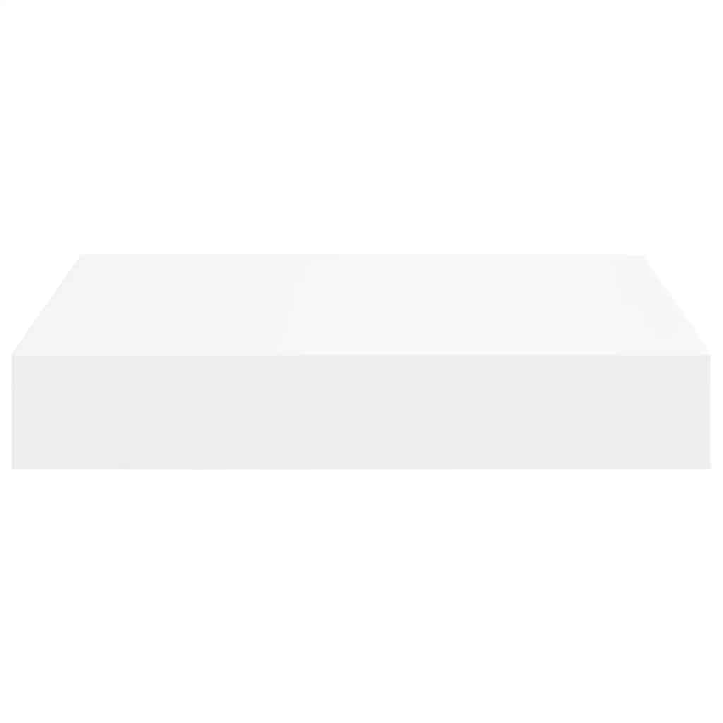 Scaffali a Parete 4 pz Bianchi 23x23,5x3,8 cm in MDF