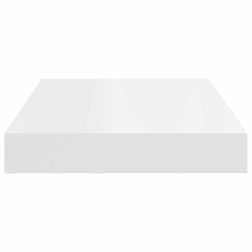 Scaffali a Parete 2 pz Bianchi 40x23x3,8 cm in MDF