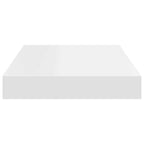 Scaffali a Parete 4 pz Bianchi 40x23x3,8 cm in MDF