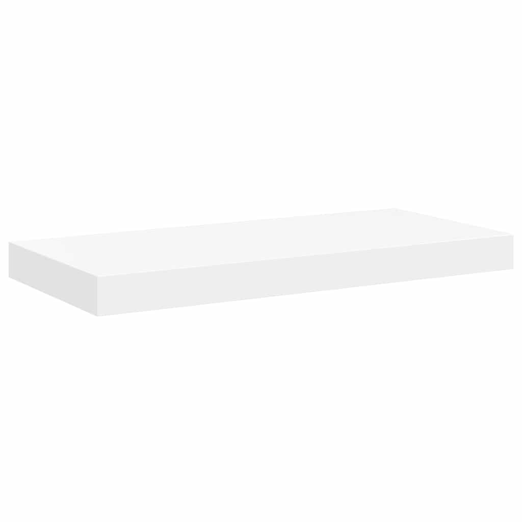 Scaffale a Parete Bianco 50x23x3,8 cm in MDF