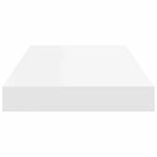 Scaffali a Parete 2 pz Bianchi 50x23x3,8 cm in MDF