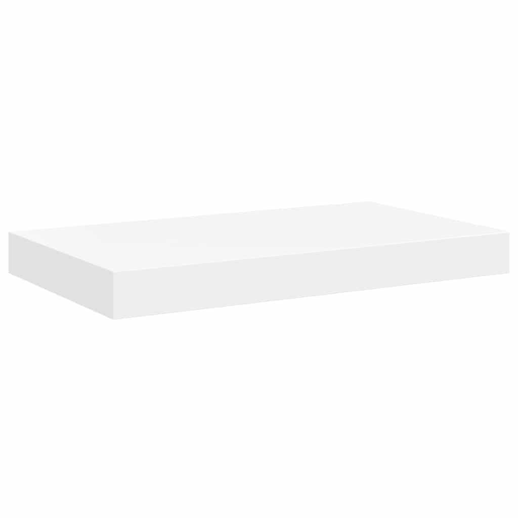 Scaffali a Parete 4 pz Bianchi 50x23x3,8 cm in MDF
