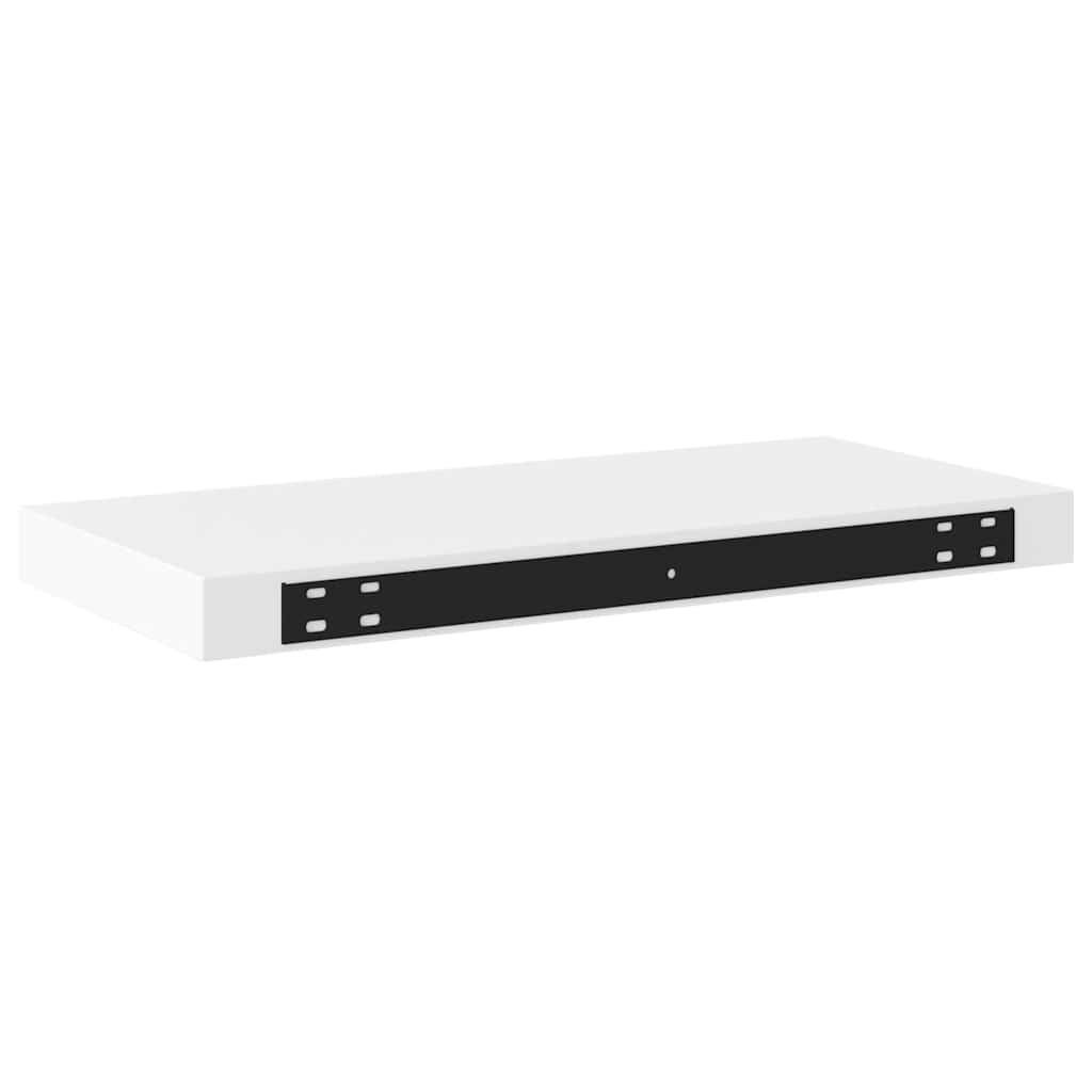 Scaffali a Parete 4 pz Bianchi 50x23x3,8 cm in MDF