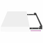 Scaffali a Parete 4 pz Bianchi 50x23x3,8 cm in MDF