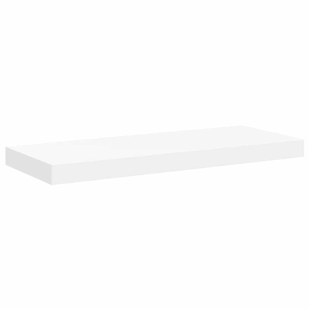 Scaffale a Parete Bianco 60x23,5x3,8 cm in MDF