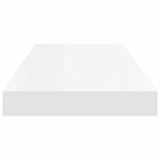 Scaffali a Parete 4 pz Bianchi 60x23,5x3,8 cm in MDF
