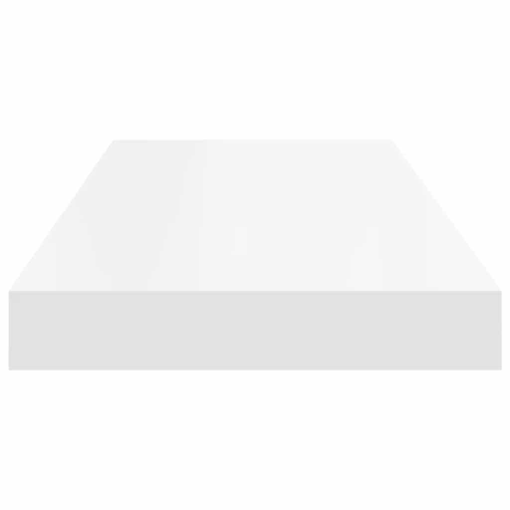 Scaffali a Parete 4 pz Bianchi 60x23,5x3,8 cm in MDF