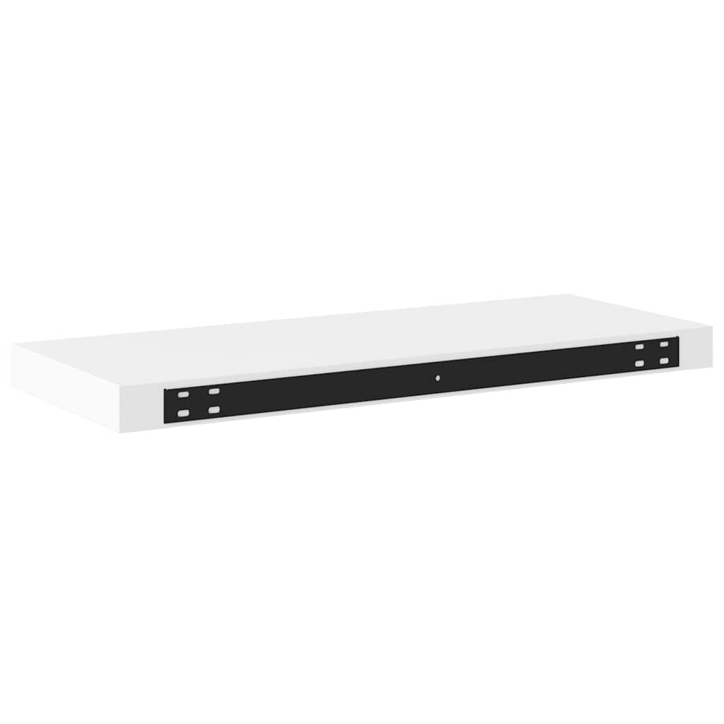 Scaffali a Parete 4 pz Bianchi 60x23,5x3,8 cm in MDF