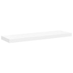 Scaffale a Parete Bianco 80x23,5x3,8 cm in MDF