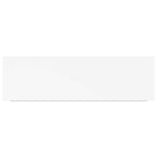 Scaffale a Parete Bianco 80x23,5x3,8 cm in MDF