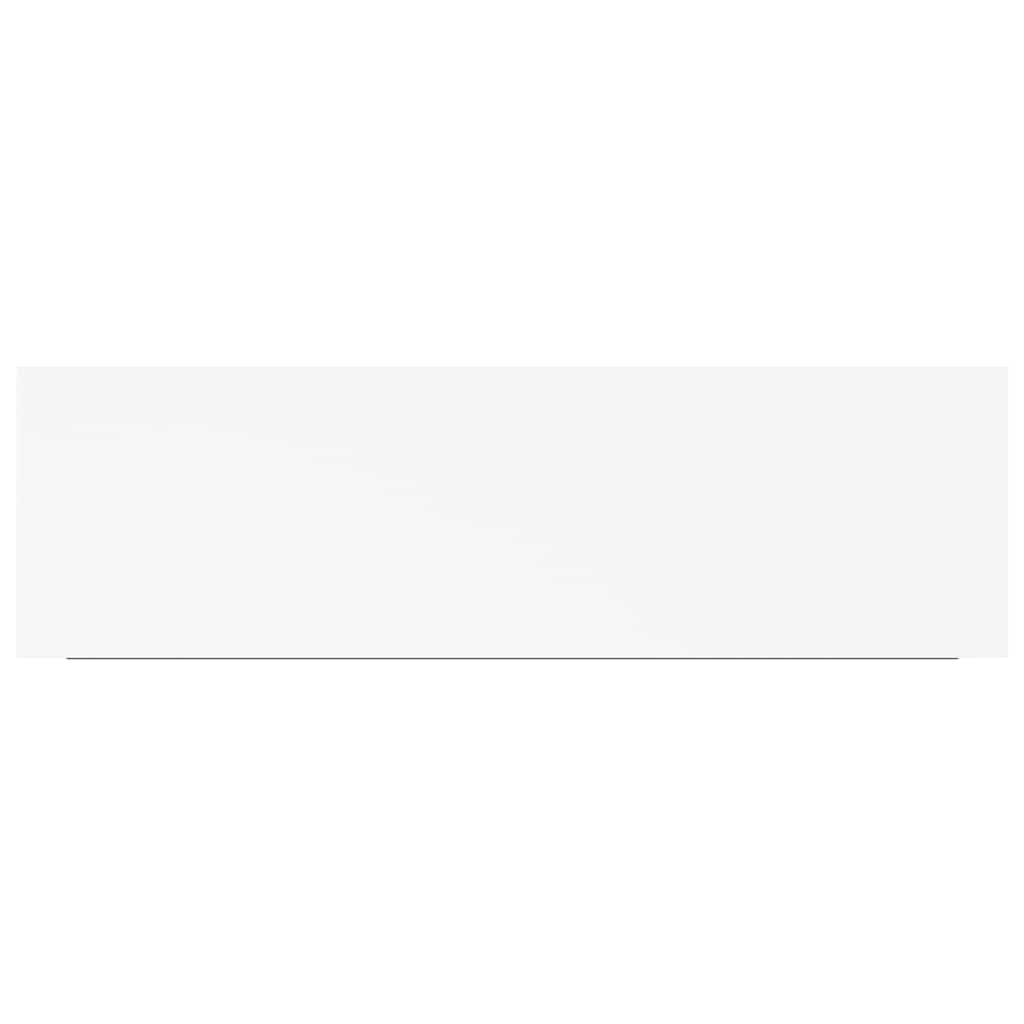 Scaffale a Parete Bianco 80x23,5x3,8 cm in MDF