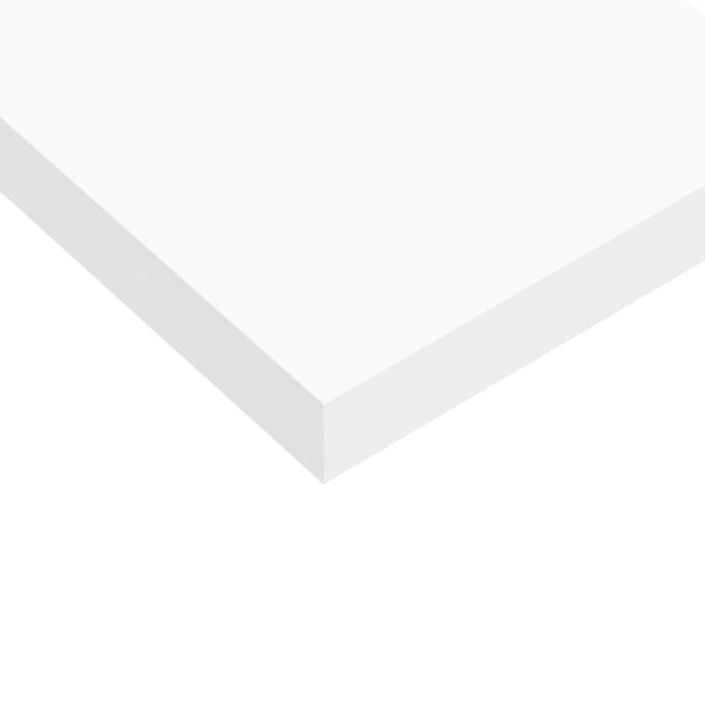 Scaffale a Parete Bianco 80x23,5x3,8 cm in MDF